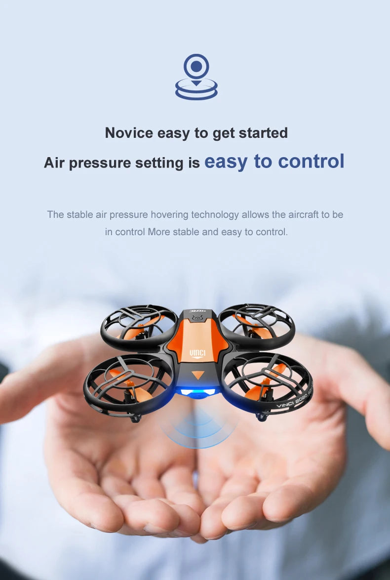 V8 New Mini Drone 4k profession HD 1080P Wide Angle Camera