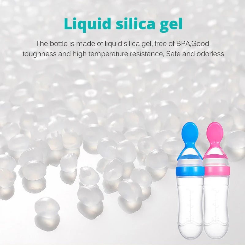 Safe Useful Silicone Baby Bottle