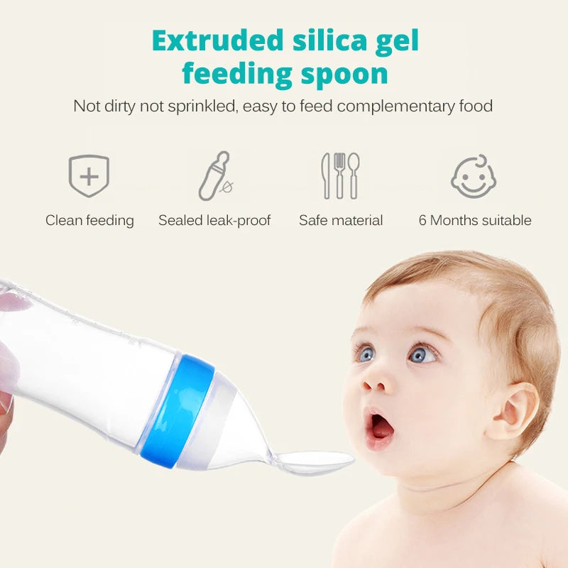 Safe Useful Silicone Baby Bottle