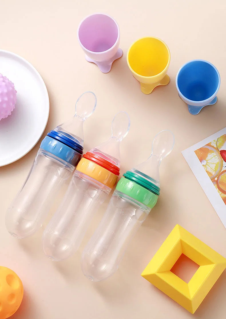 Safe Useful Silicone Baby Bottle