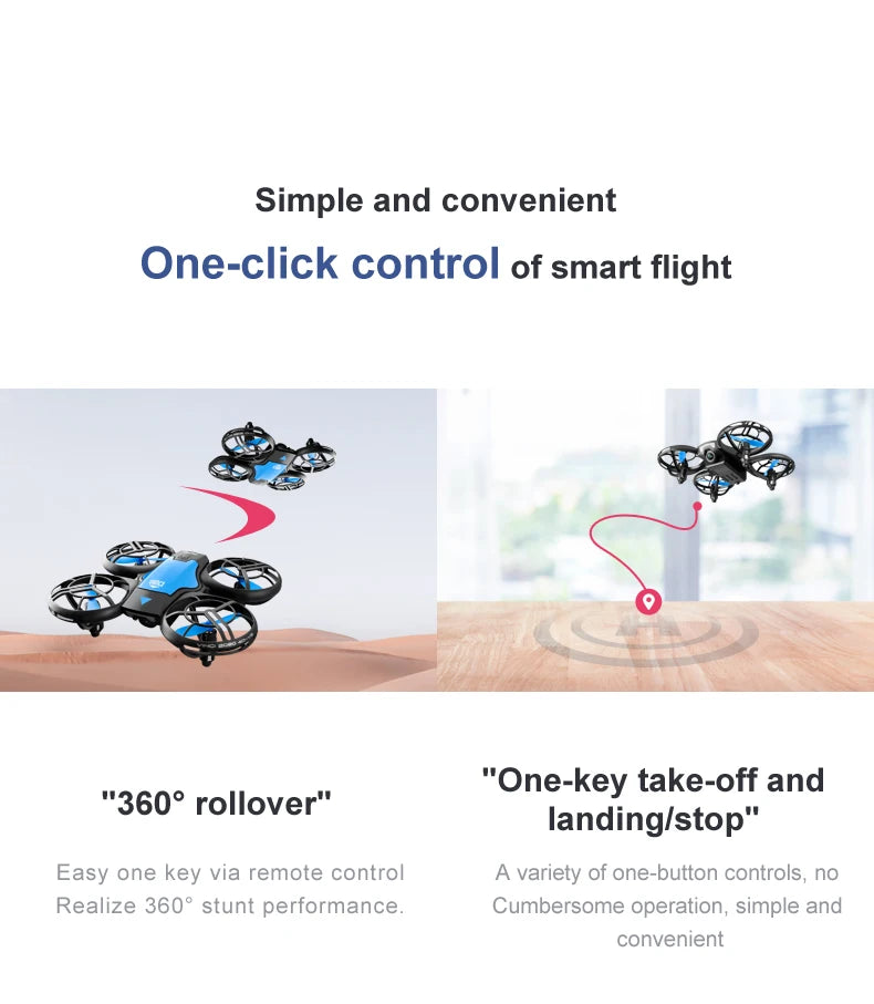 V8 New Mini Drone 4k profession HD 1080P Wide Angle Camera