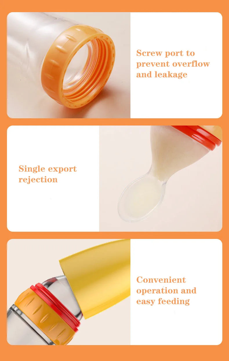 Safe Useful Silicone Baby Bottle