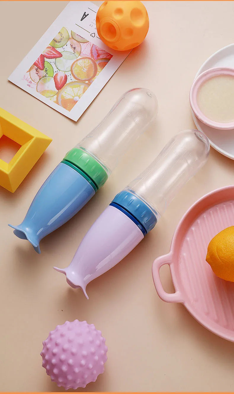 Safe Useful Silicone Baby Bottle