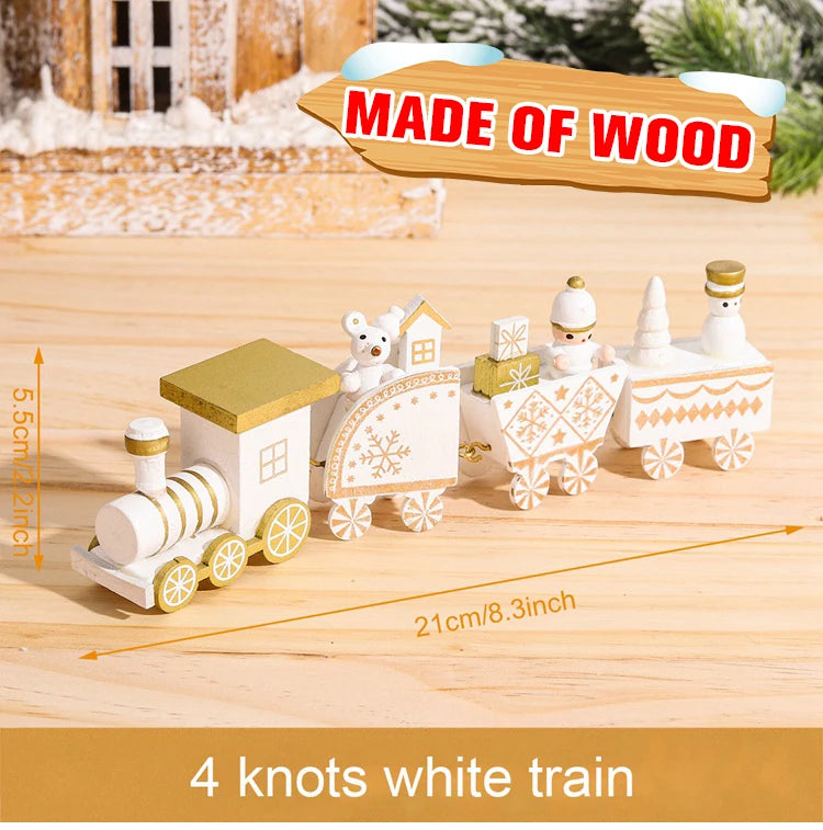 Christmas Wooden Train