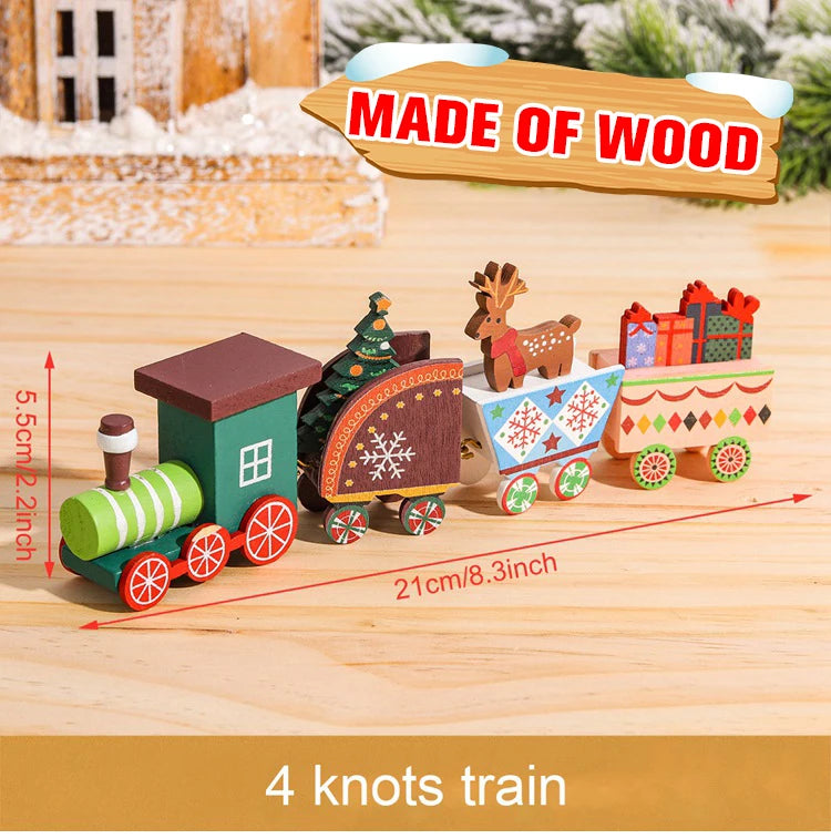 Christmas Wooden Train