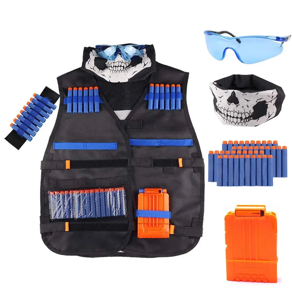 Kids Tactical Vest Kit Nerf Guns