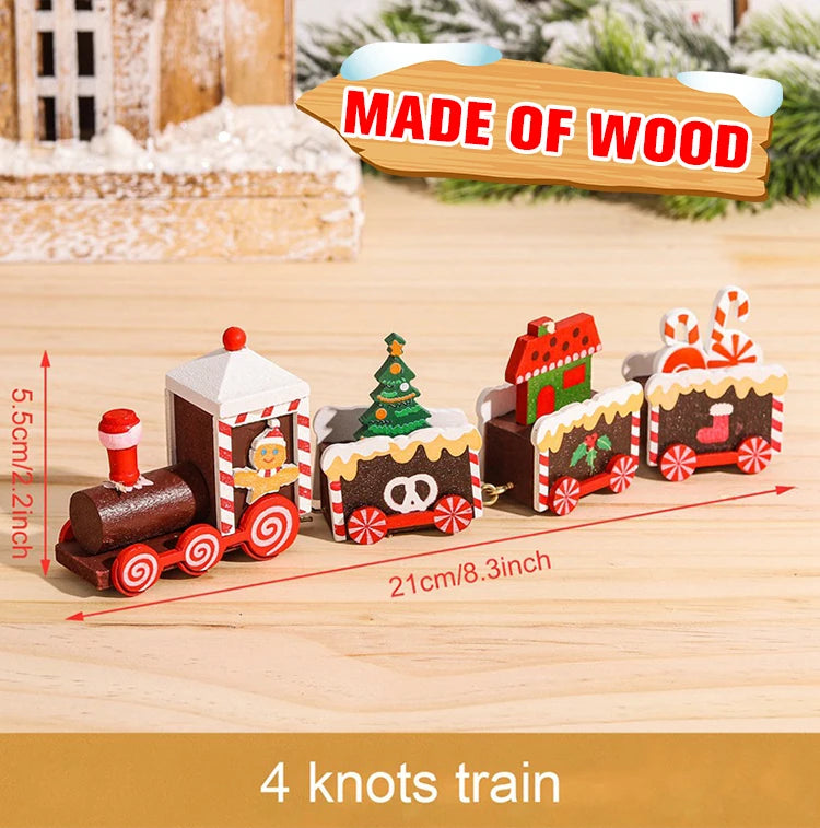 Christmas Wooden Train