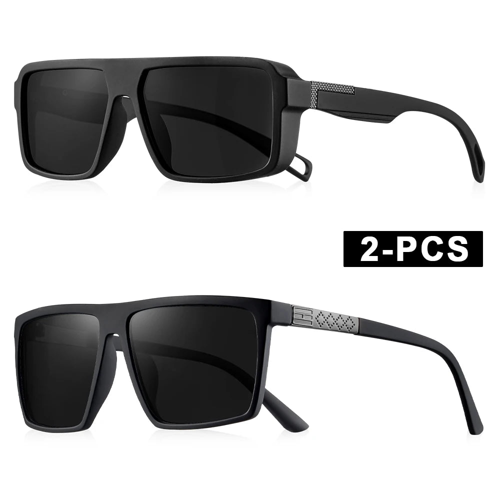 Classic Square Polarized Sunglasses for Men Women Fashion Sports Sunglasses