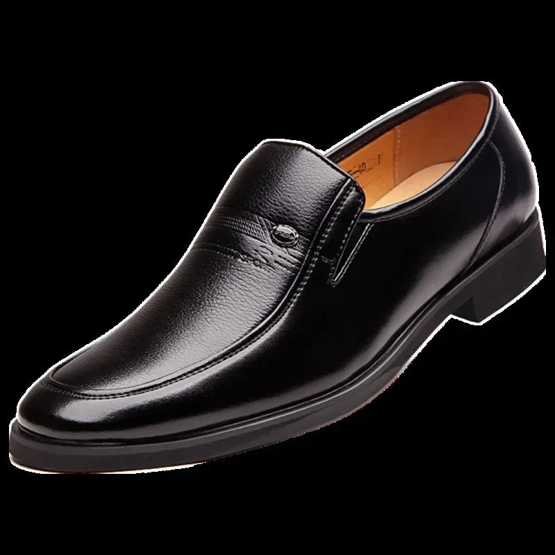 Leather Men Formal Shoes Luxury Brand