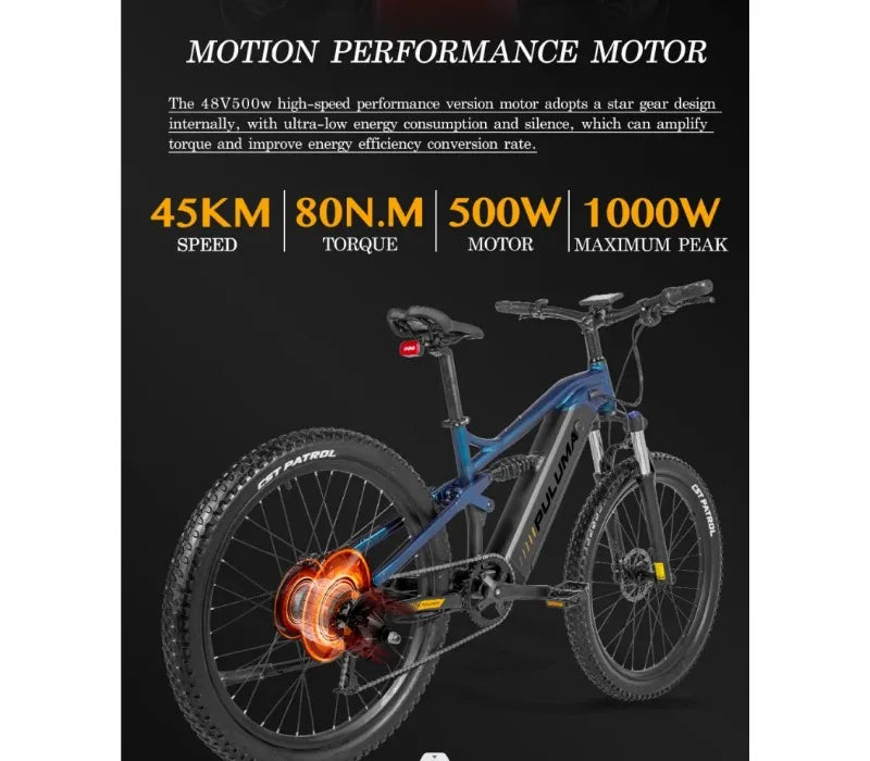 2025 latest full suspension electric mountain bike