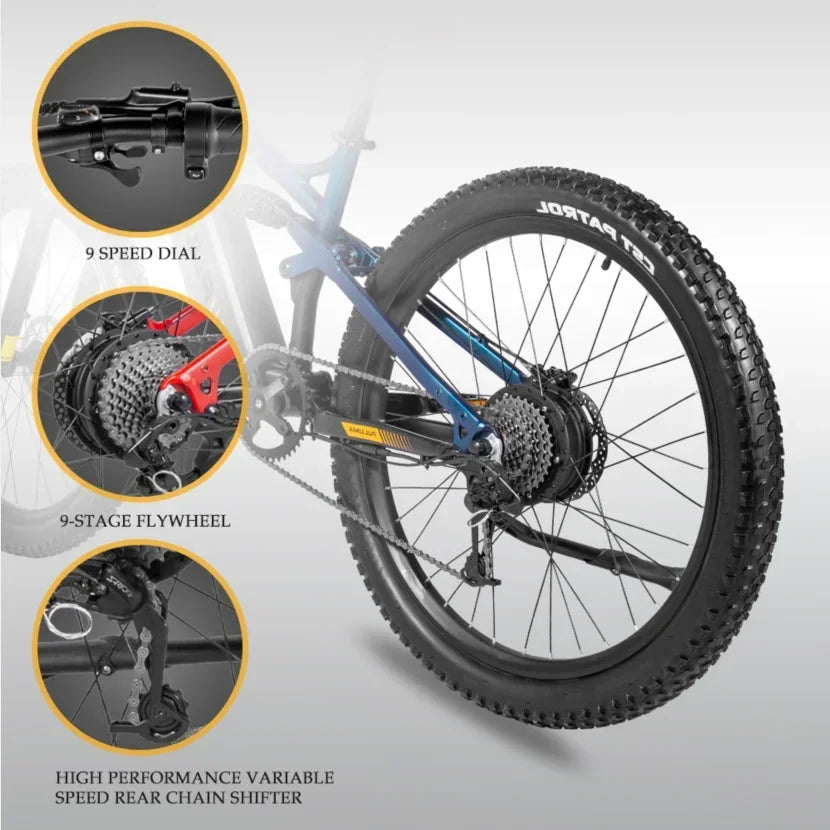 2025 latest full suspension electric mountain bike