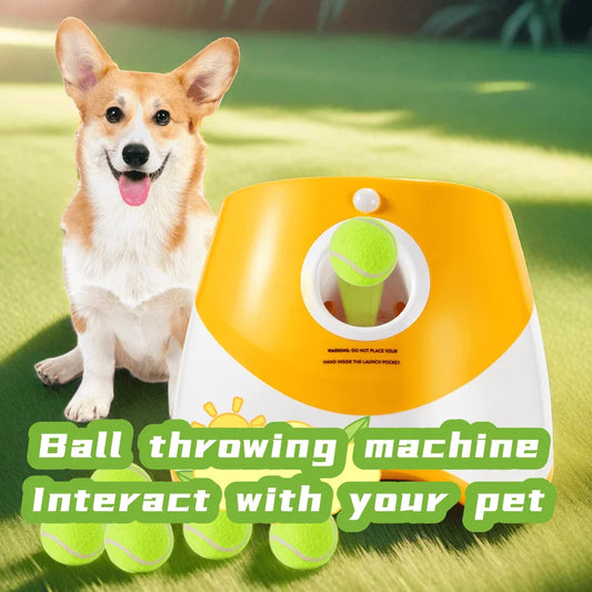 Pets Tennis ball throwing machine