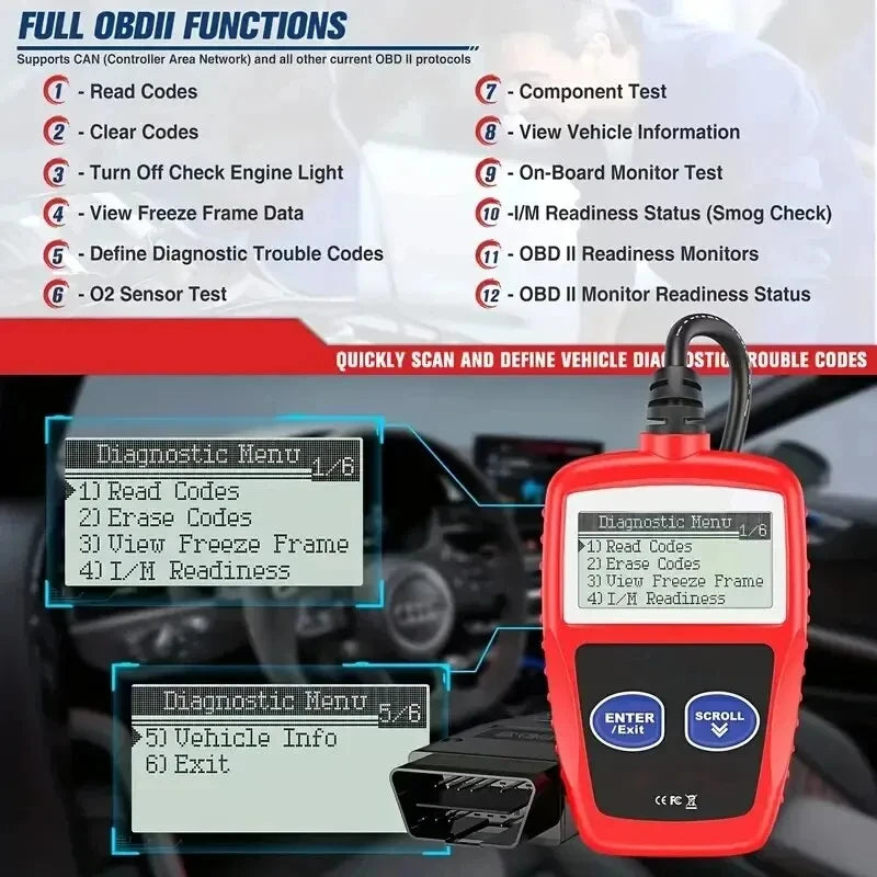 1 PC Car Fault Diagnosis Instrument Obd2