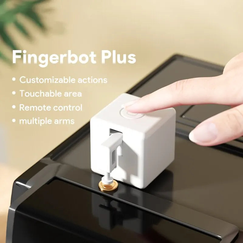 Bluetooth Fingerbot Plus Robot Button Pusher Switch Bot Smart Home