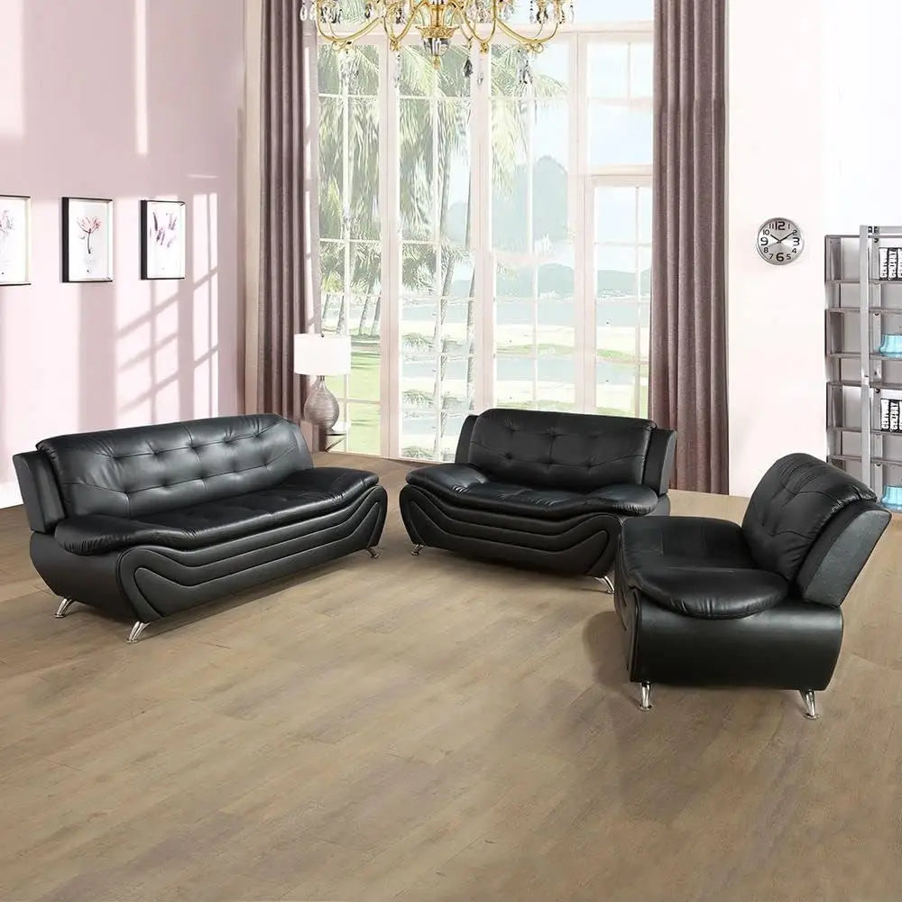 Leather Sofa Set for Living Room Furniture Sets