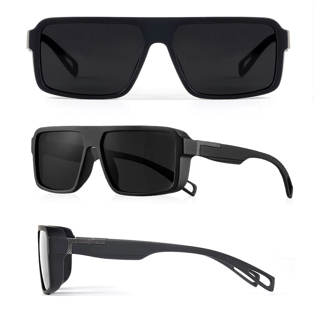 Classic Square Polarized Sunglasses for Men Women Fashion Sports Sunglasses