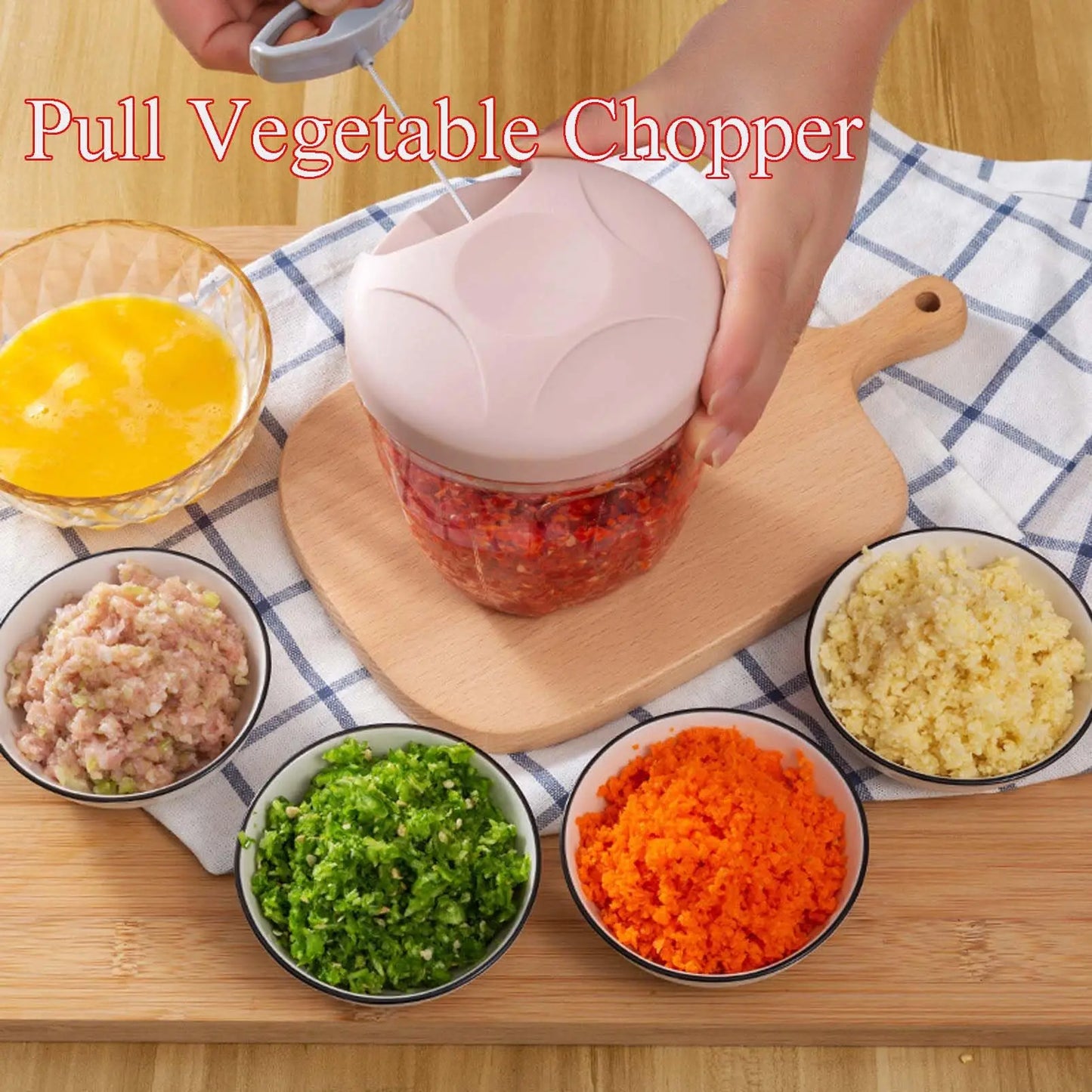 Chopper,Hand Pull Vegetable Onion