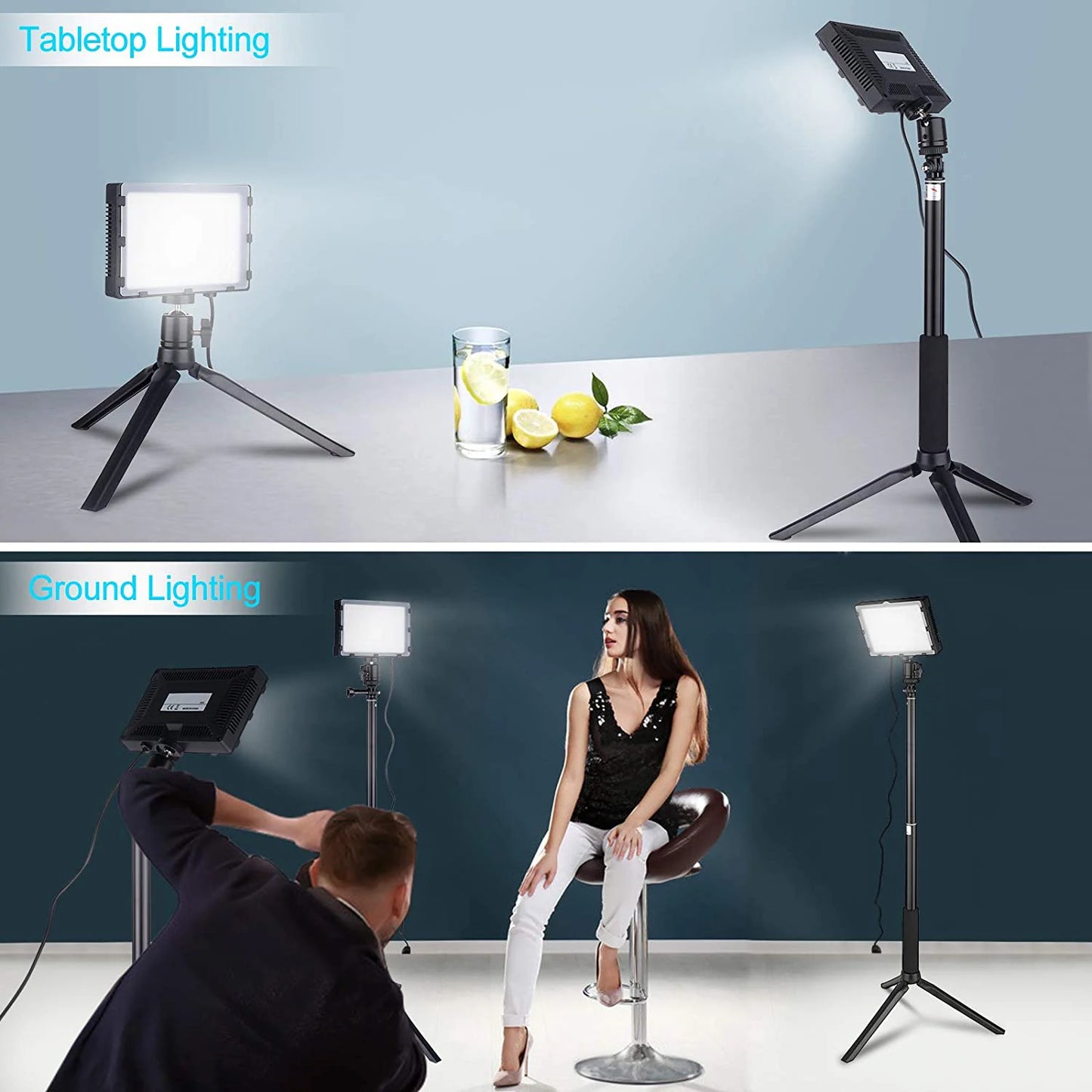 Photography LED Video Light Panel Lighting Photo Studio Lamp