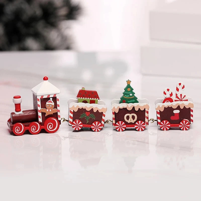 Christmas Wooden Train