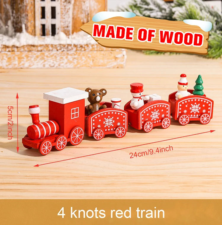 Christmas Wooden Train