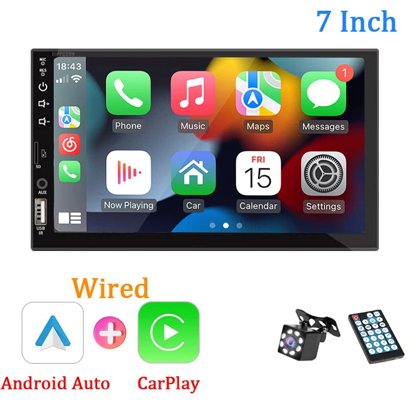 7“ Car Radio Carplay Android Auto