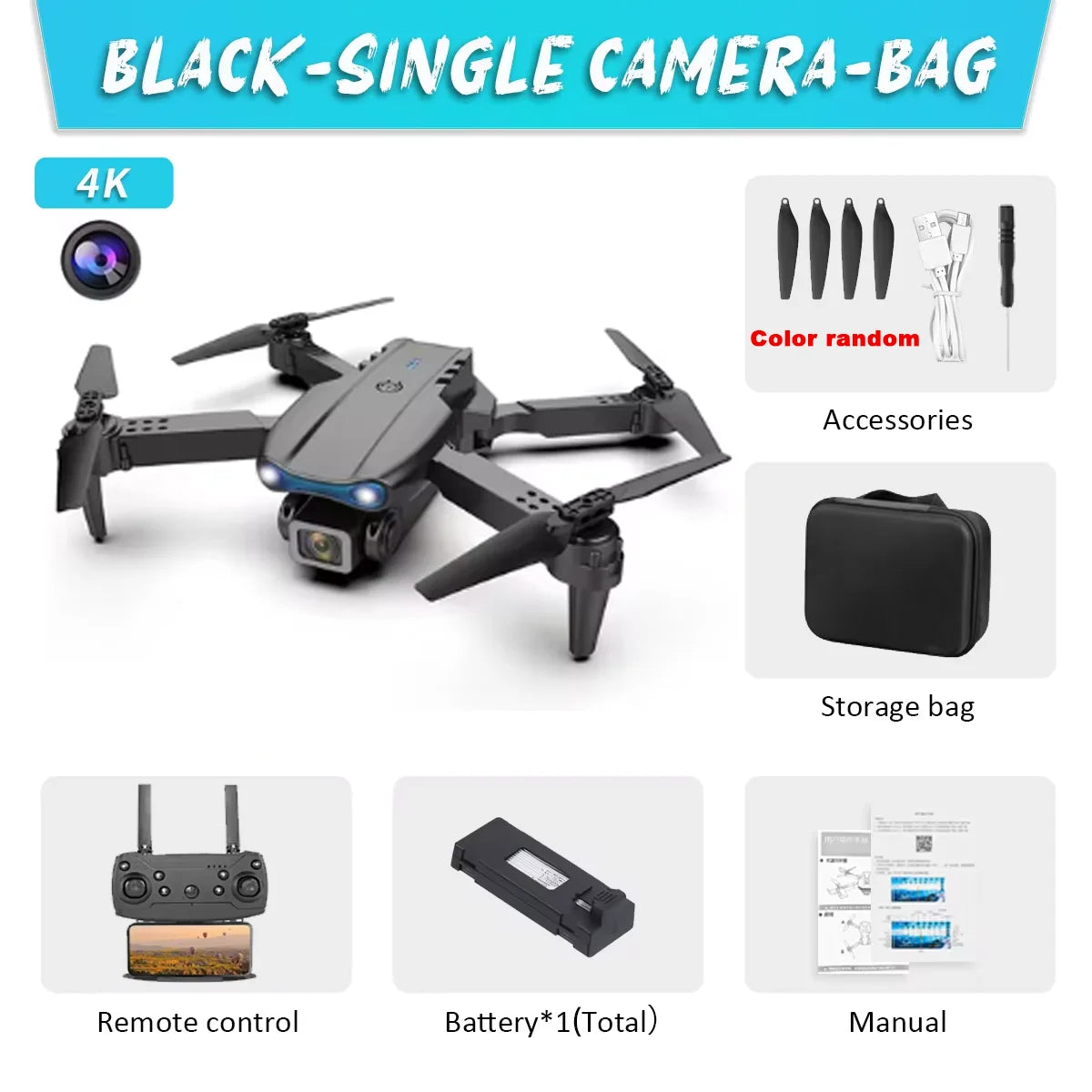 E99Pro Drone HD Professional 4k drone Dual Camera