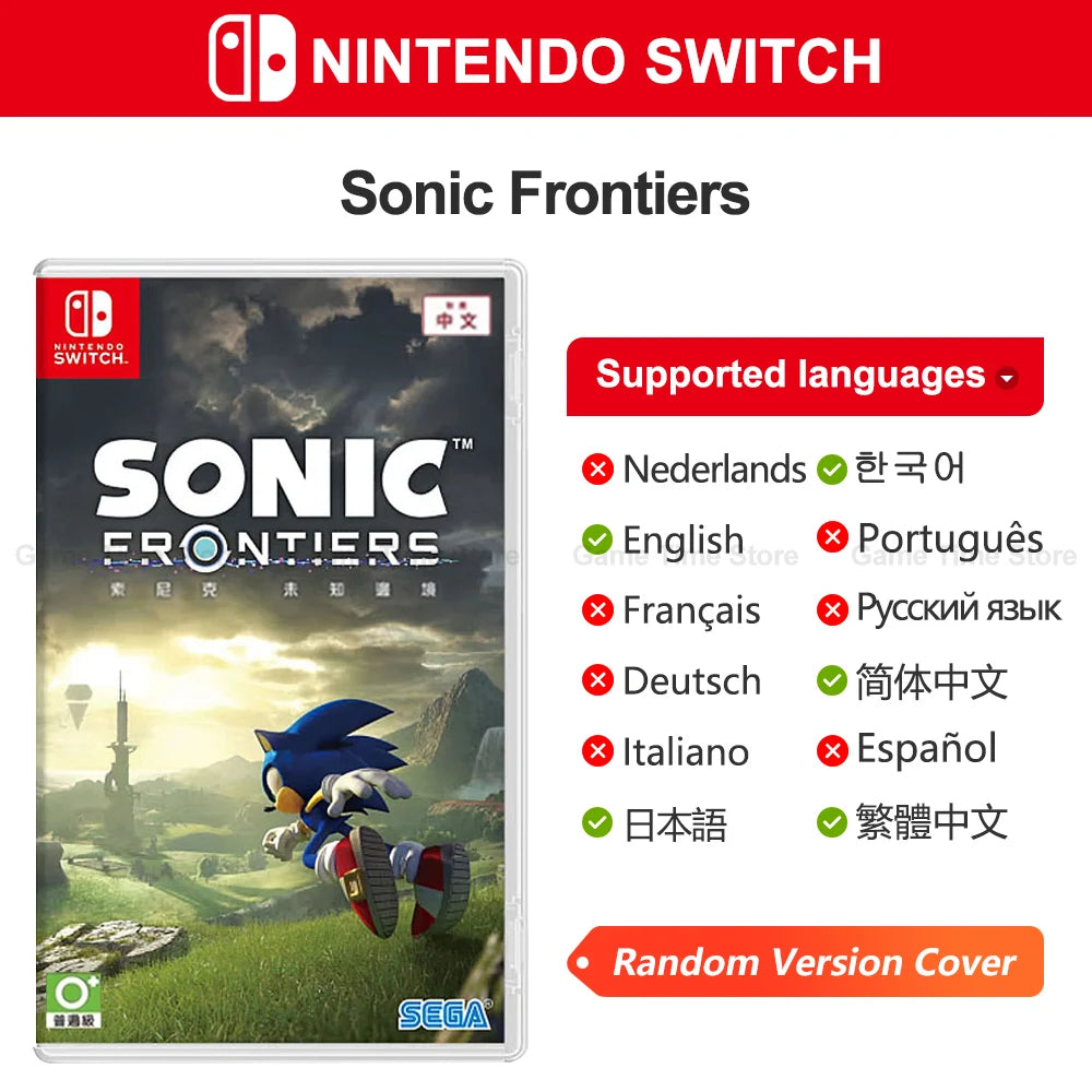 Sonic Frontiers Nintendo Switch Game Deals 100%