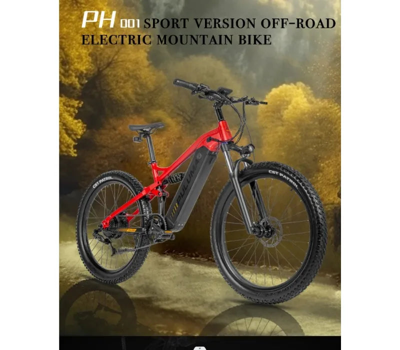 2025 latest full suspension electric mountain bike