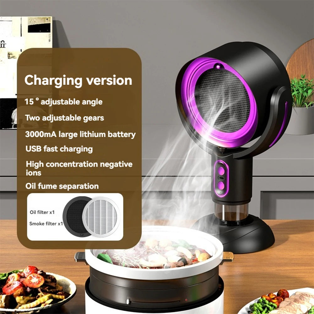 Desktop Range Hood Mini Suction Extractor Hood