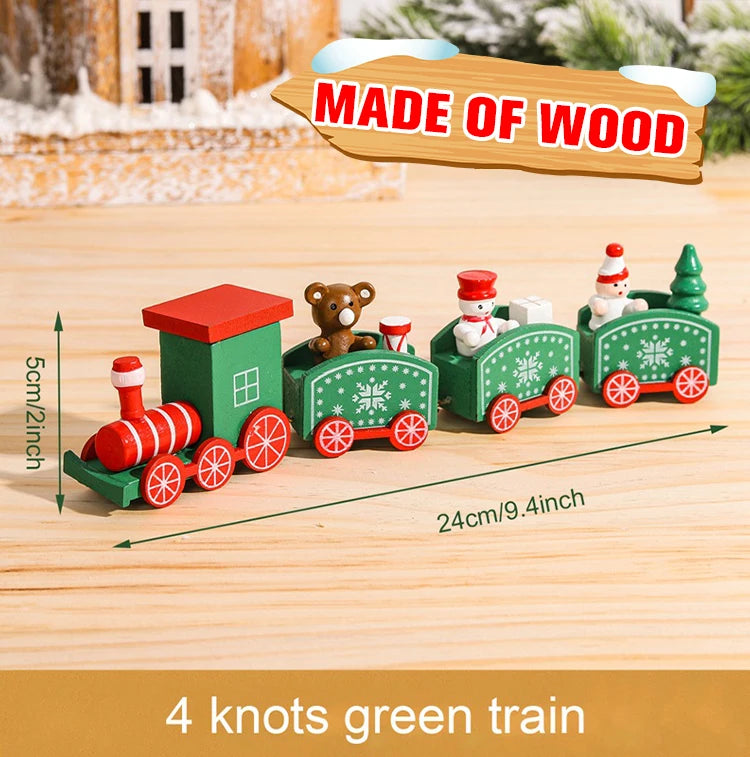 Christmas Wooden Train