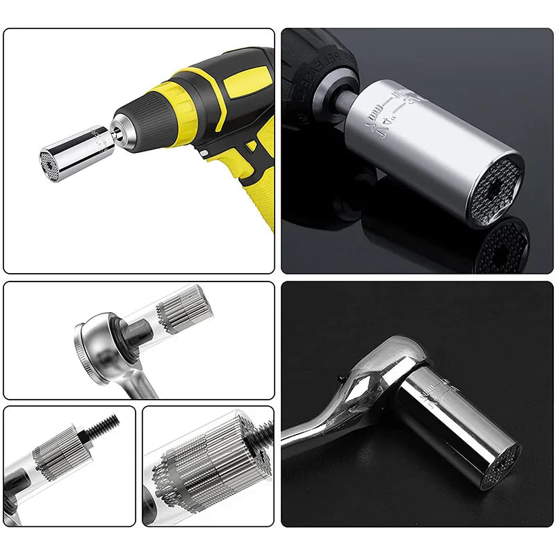 Universal Wrench Power Drill Ratchet