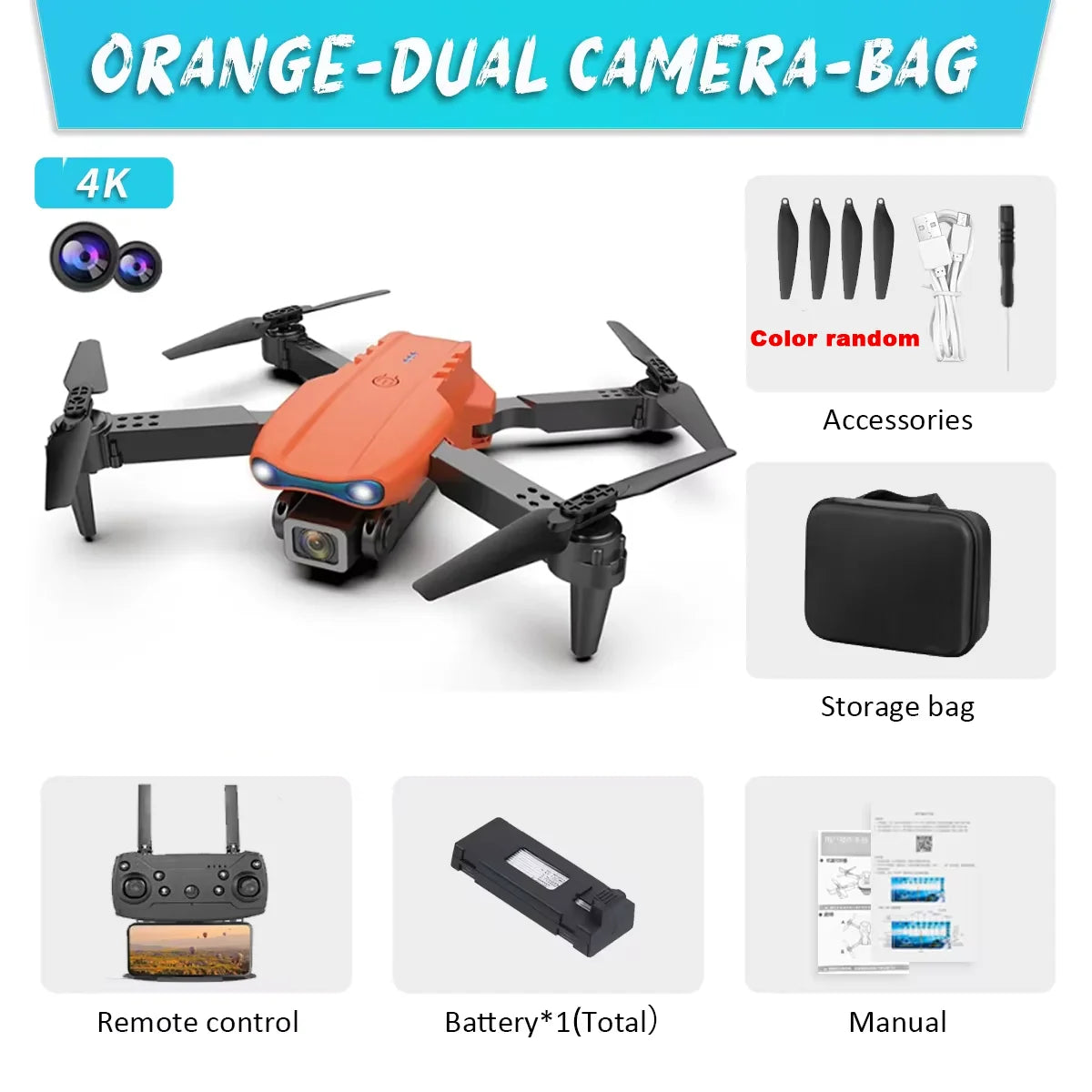 E99Pro Drone HD Professional 4k drone Dual Camera