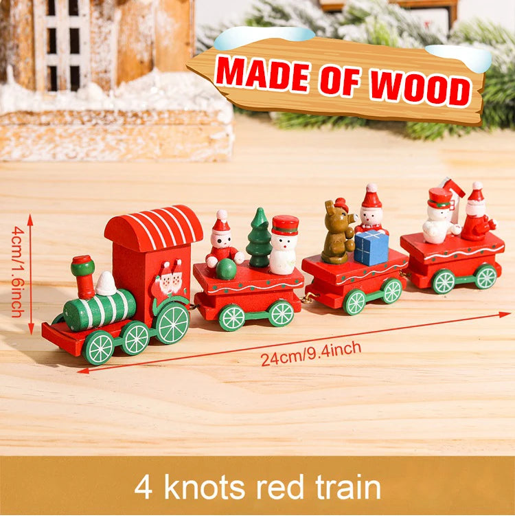 Christmas Wooden Train