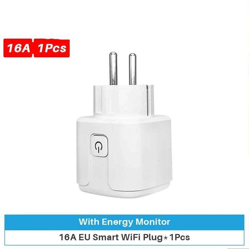 WiFi Smart Plug 16A/20A EU Power Monitor Switch