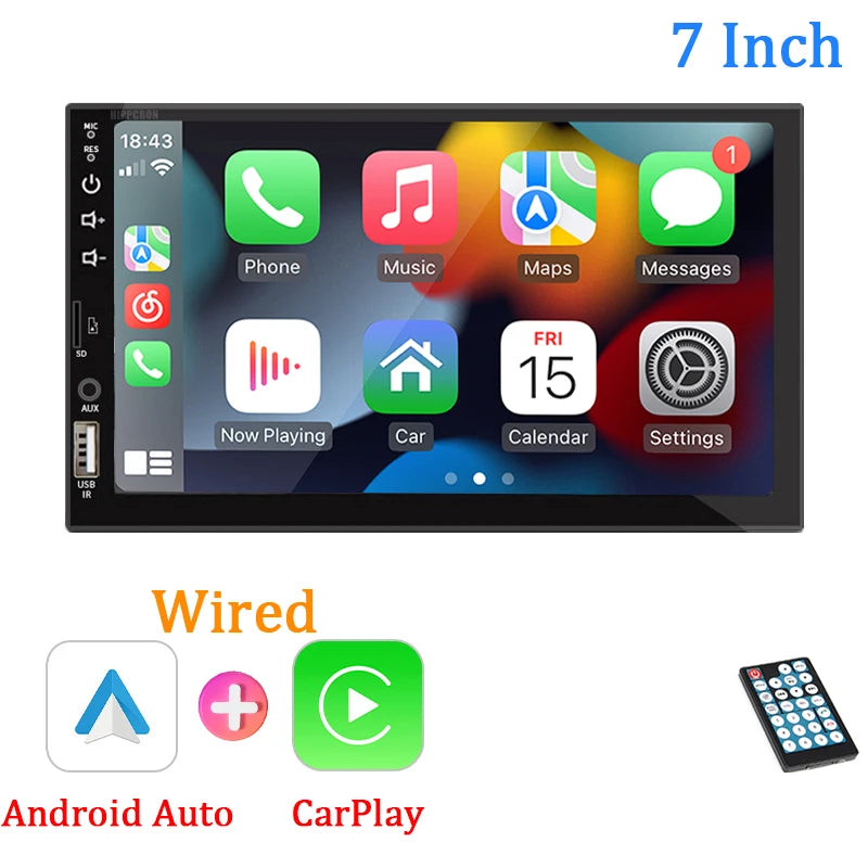 7“ Car Radio Carplay Android Auto