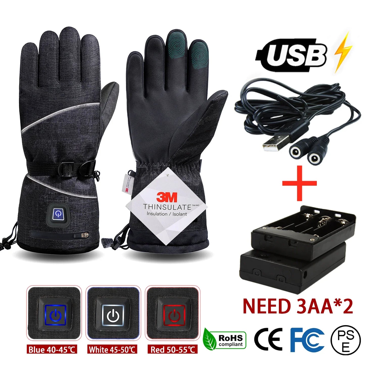 Winter Heated Gloves