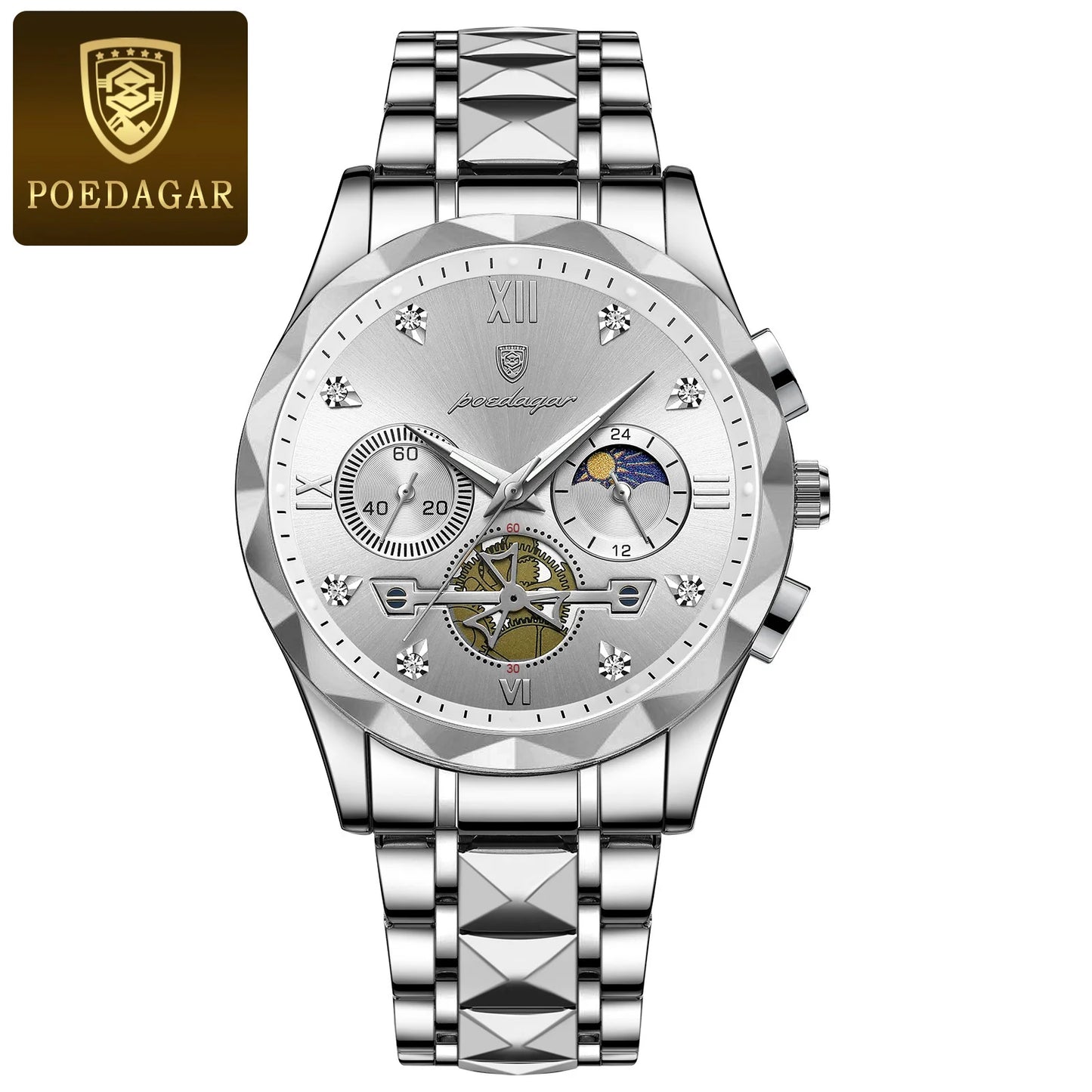 POEDAGAR Luxury Man Wristwatch