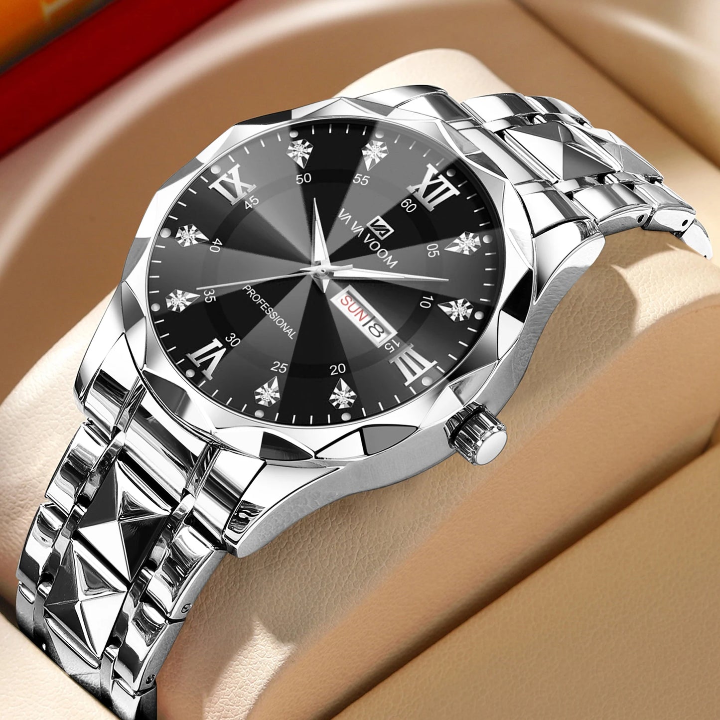 Men Watch Water Diamond Luxury