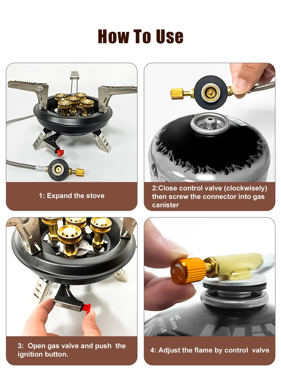 Camping Gas Stove 16000W High