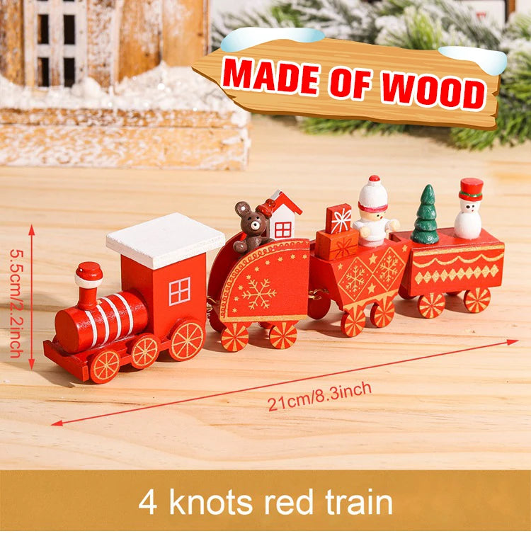 Christmas Wooden Train