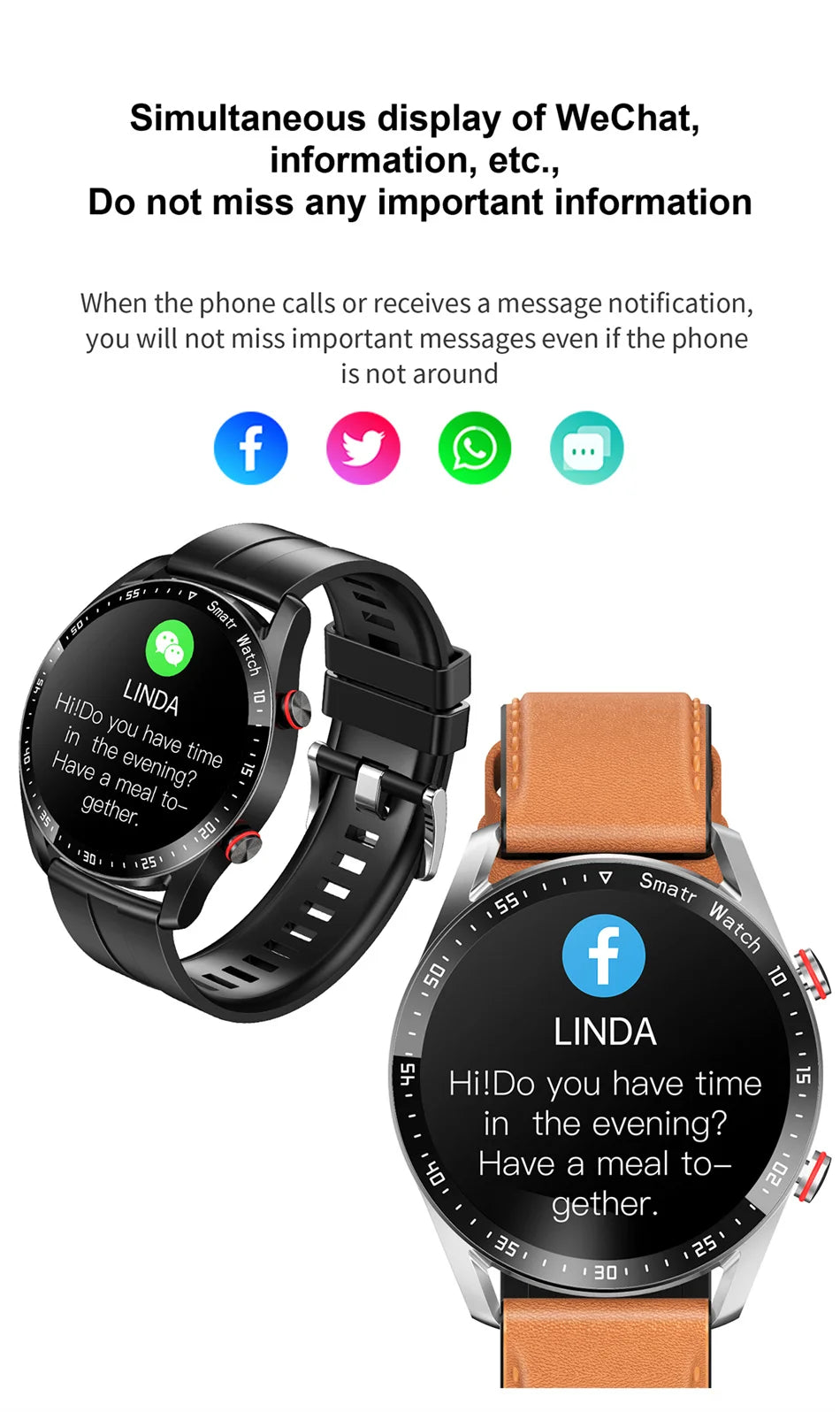 Bluetooth Call Smart Watch Men