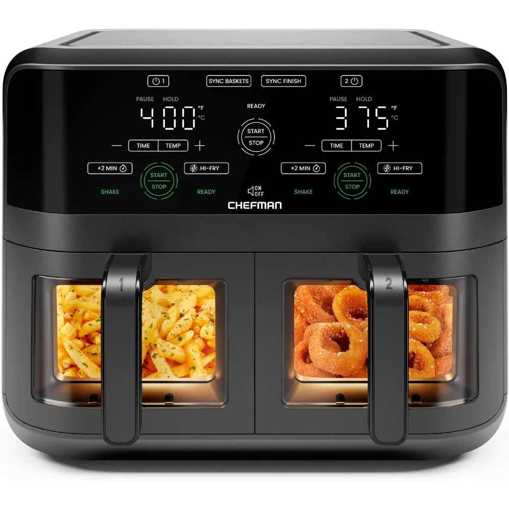 Basket Air Fryer Oven with Easy View Windows