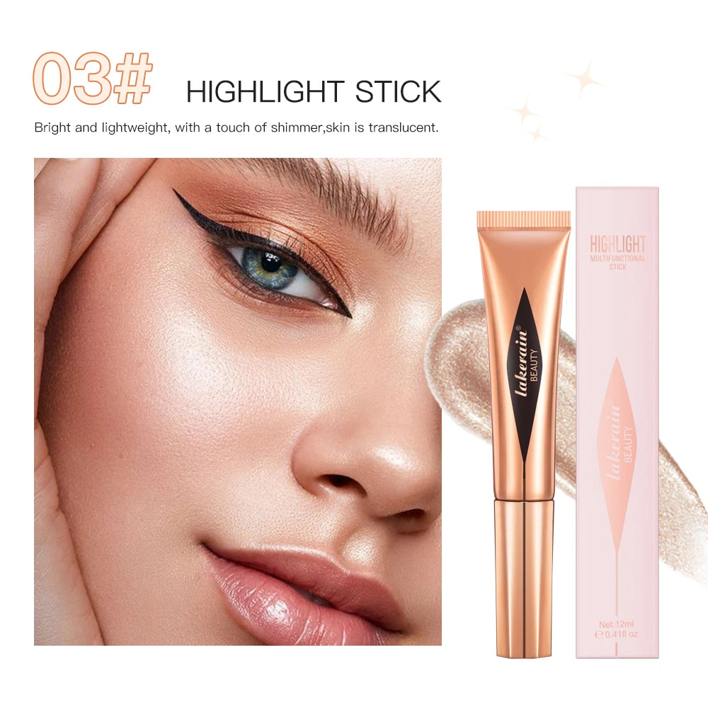 Liquid Contouring Highlighter Stick Matte Brightening Primer Highlighter Nose Shadow Silhouette Small V Face Blush Highlight