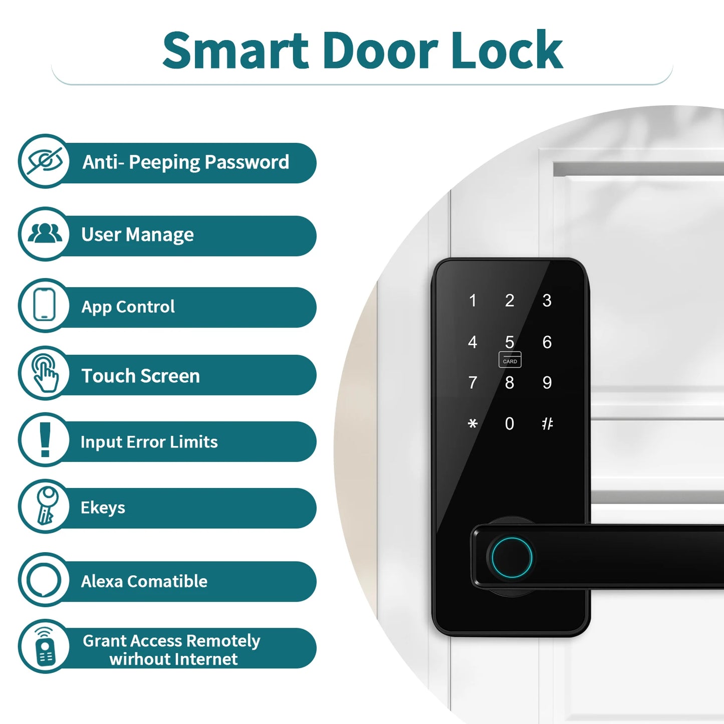 Smart Door Lock Digital Electronic