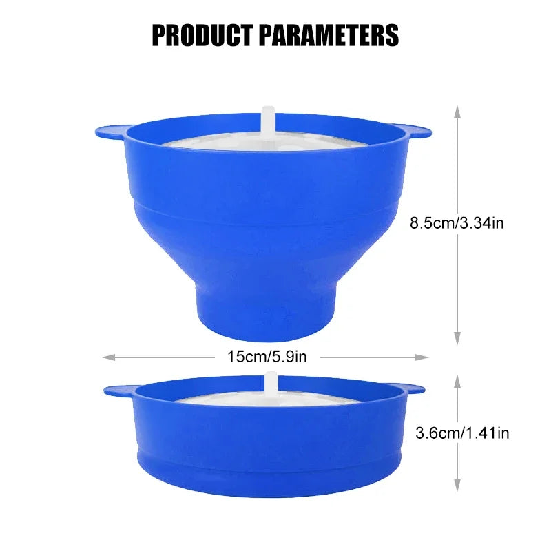 Silicone  Microwave Popcorn Bowl