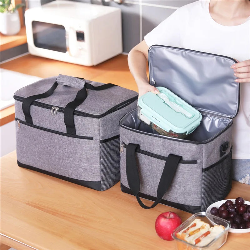 Fashion Large Capacity Leakproof Lunch Cooler Bags