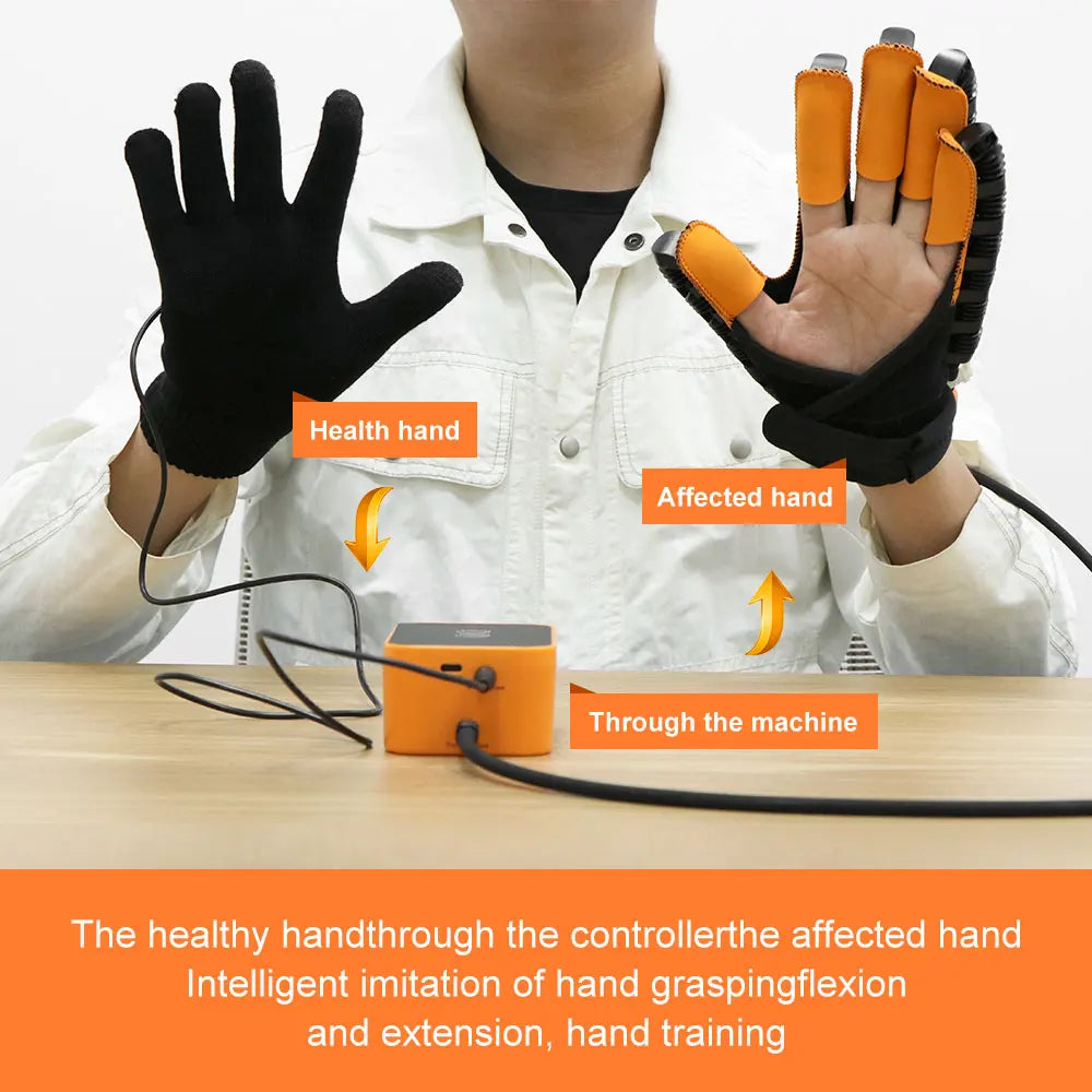 Robot Glove Hand Device Finger Training Massage