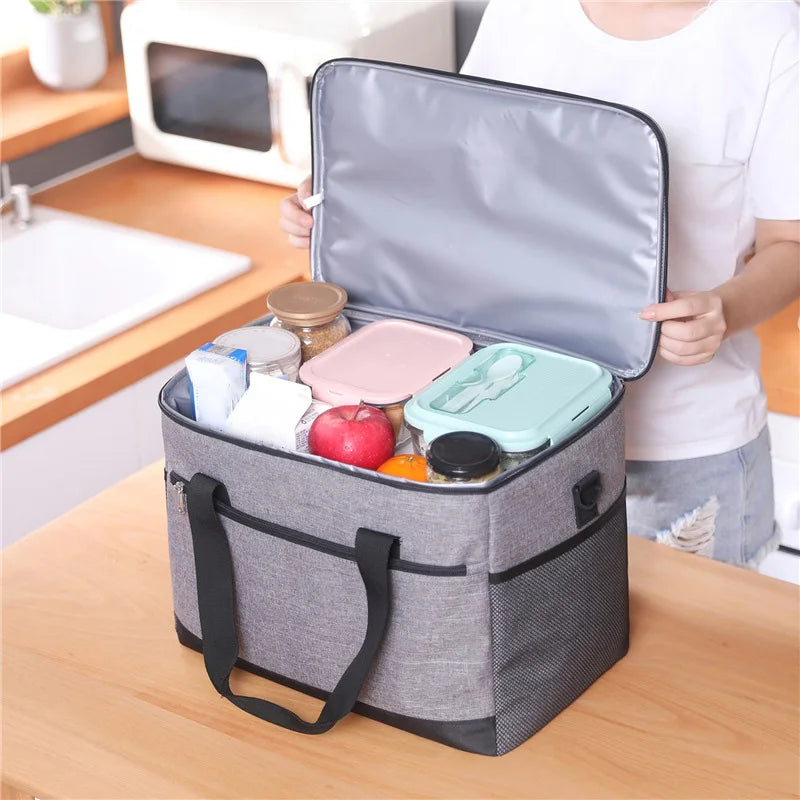 Fashion Large Capacity Leakproof Lunch Cooler Bags