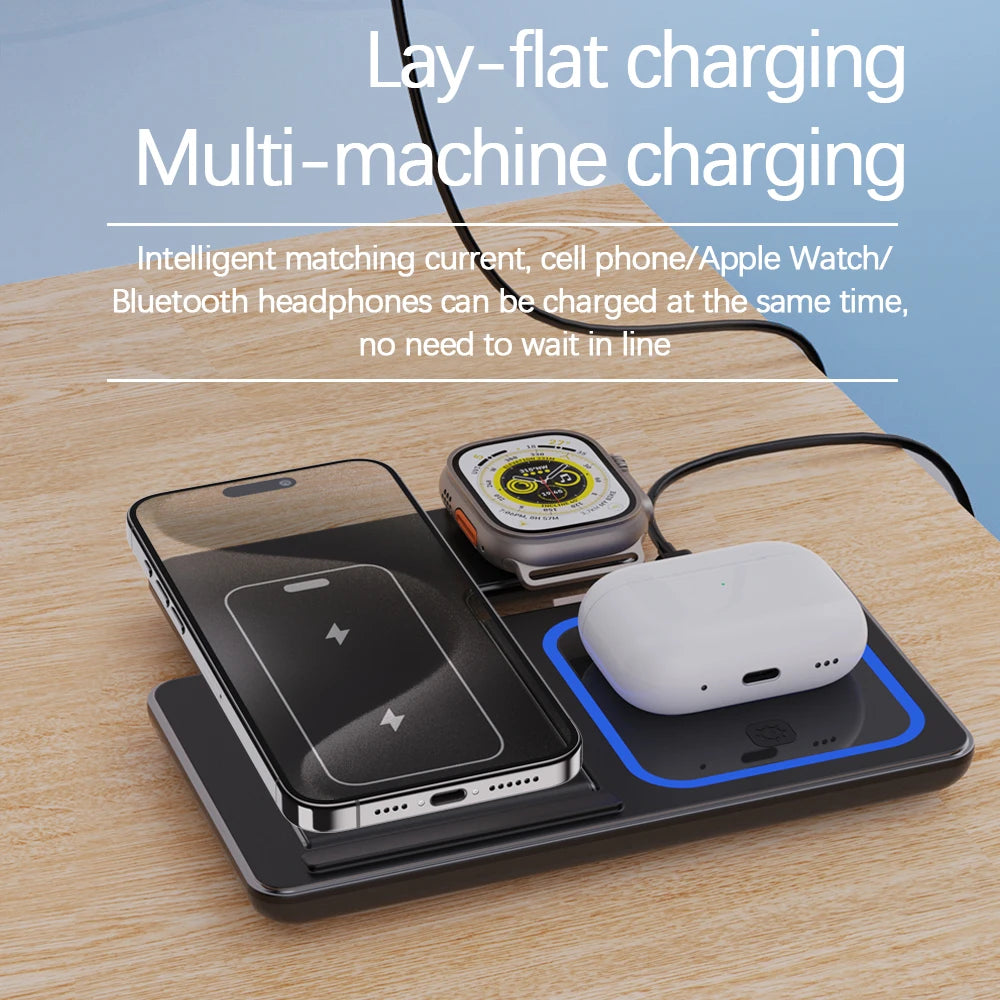 30W LED Fast Wireless Charger Stand