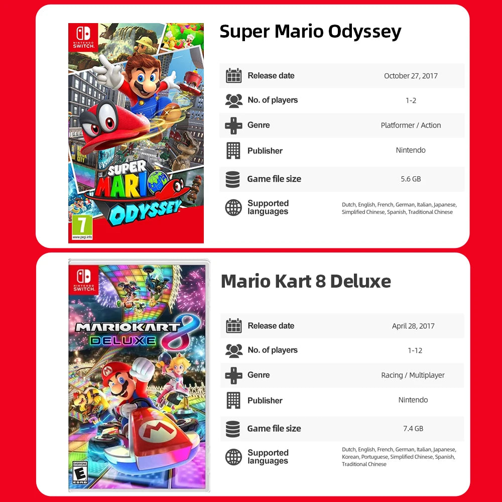 Mario Kart 8 Deluxe Nintendo Switch Game Deals